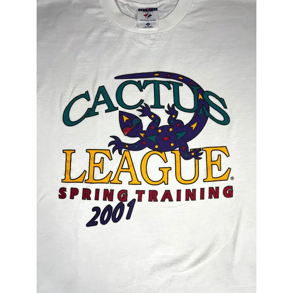 Vintage 2001 Cactus League Spring Training T-Shirt XL MLB - Picture 2 of 6